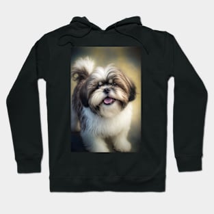 Super Cute Shih Tzu Portrait Hoodie